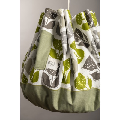 sac à jouets nomade bébé de 0 à 2 ans tissu bachette 100 % coton